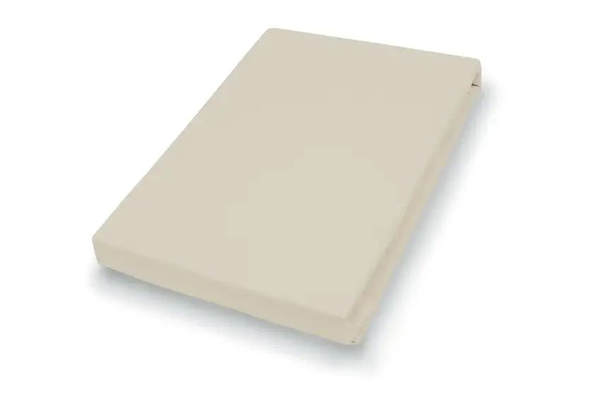 Highlight Vario Spannbetttuch Stretch Elasthan-Feinjersey 90 x 200-120 x 220 cm düne