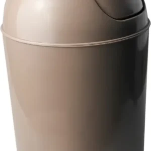 Letzte Chance Mhome Schwingdeckeleimer Flip Flap Taupe 5,5 L