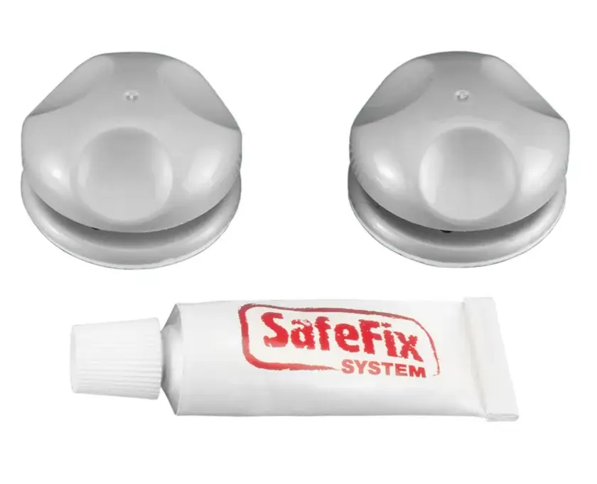 Online Kaufen metaltex Befestigungshaken Viva! Line 2er Set silberfarbig Kunststoff