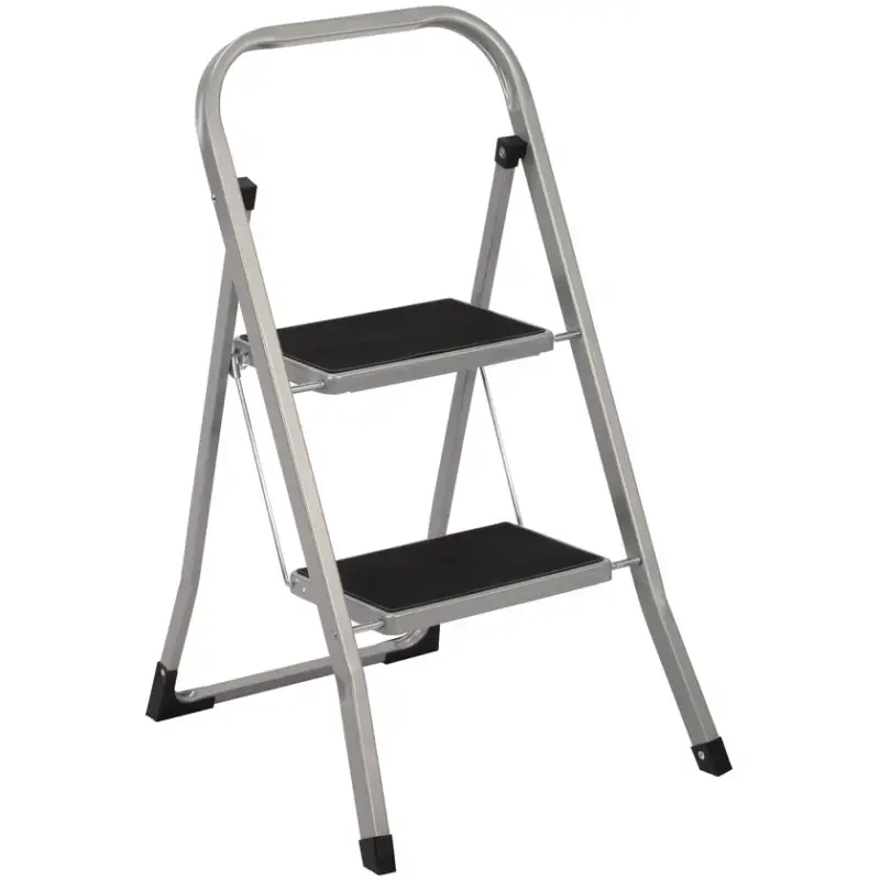 Sonderangebot Klapptritt Top Star Stahl Silber 2 Stufen
