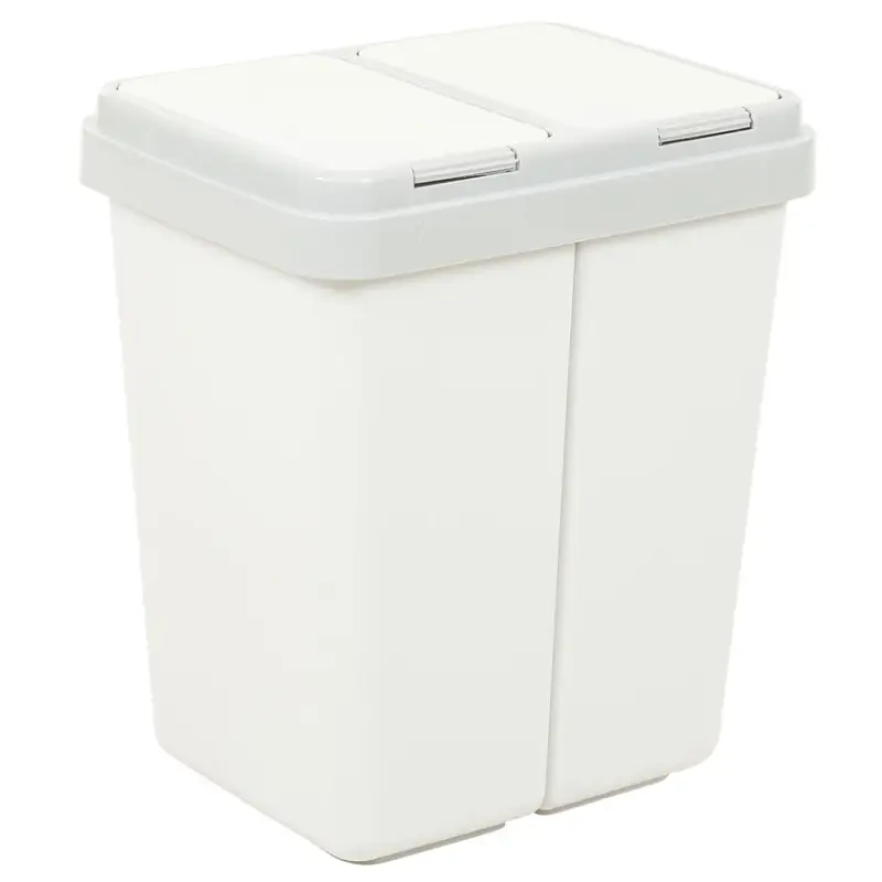 Duo-Müllbehälter 2x23l grau Preiswert