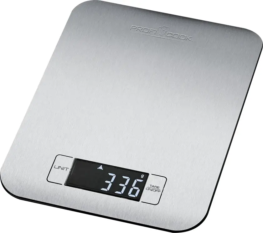 ProfiCook Digitale Küchenwaage PC-KW 1061, Edelstahl Schnäppchen