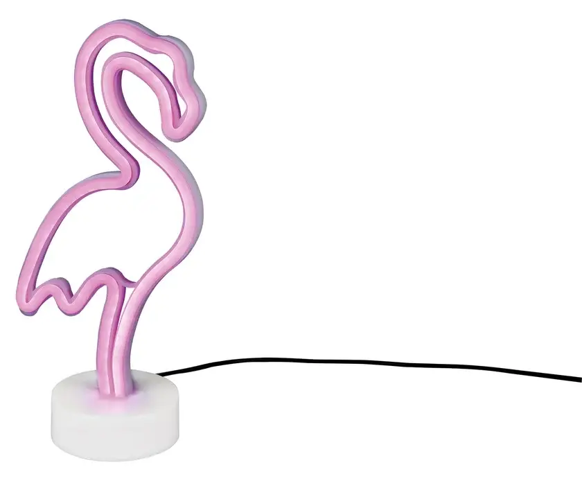 Tischleuchte Flamingo 13,5x29,2x8,5 cm weiß Sonderangebot