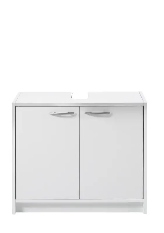 Waschbeckenunterschrank Smash Weiß Nachbildung ca. 62,8 x 55 x 28,5 cm Super-Preis
