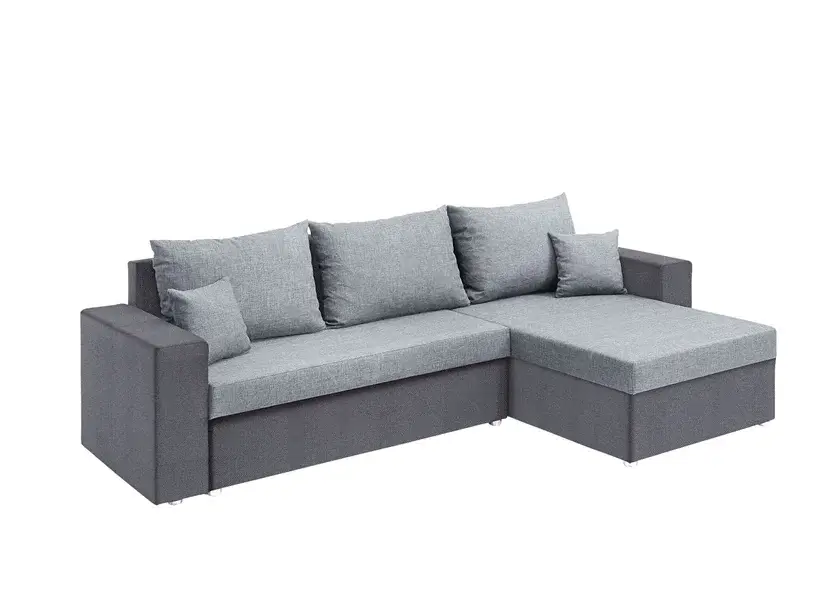 Direkt Vom Hersteller Ecksofa Samba II Stoffbezug Grau ca. 250 x 146 cm