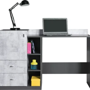Schreibtisch Tablo Graphit ca. 130 x 84 x 55 cm Sonderangebot