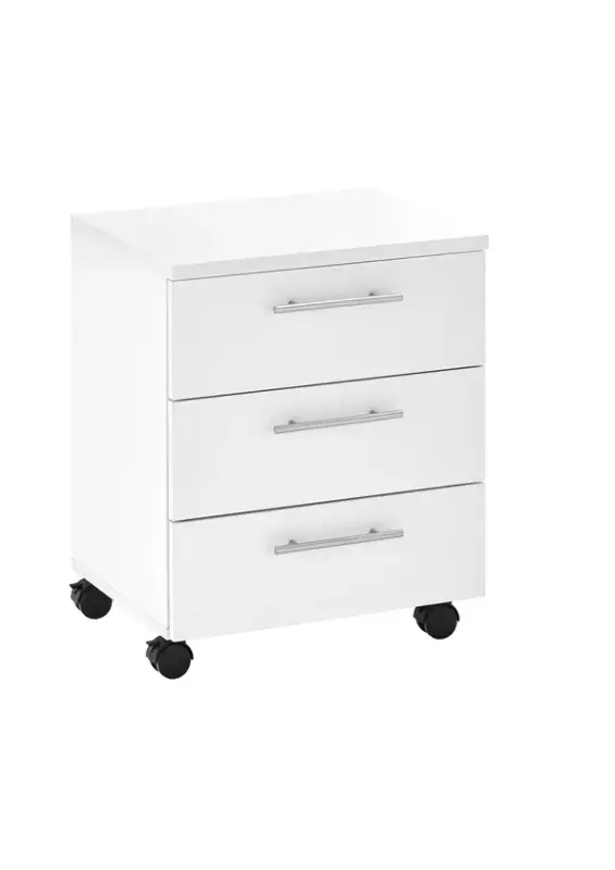 Rollcontainer Ben 40 x 56 x 39 cm weiß Online Kaufen