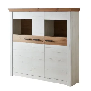 Highboard Nizza 149,2x143 cm Pino Aurelio Melamin/Eiche Artisan Melamin Wochenendangebot