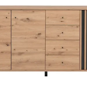 Wochenendangebot Sideboard MEDAN 160 x 85 cm Artisan Oak / anthrazit