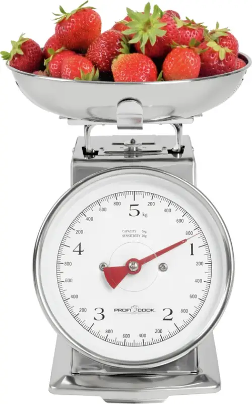 Jetzt Kaufen Proficook Retro-Küchenwaage 501247 Edelstahl 26 x 21 x 26 cm Silberfarbig