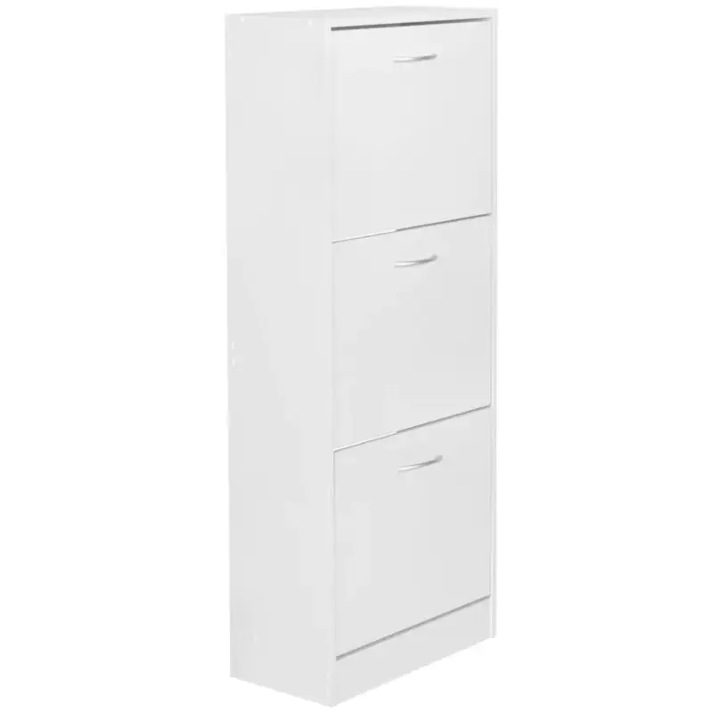 Preis Gesenkt Schuhschrank 125 x 24 x 50 cm Weiß