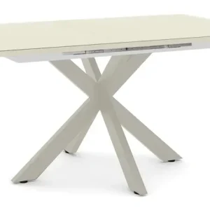 Esstisch Nova Glas 160 x 90 x 75 cm Hochglanz Kaschmir/Creme Begrenztes Angebot