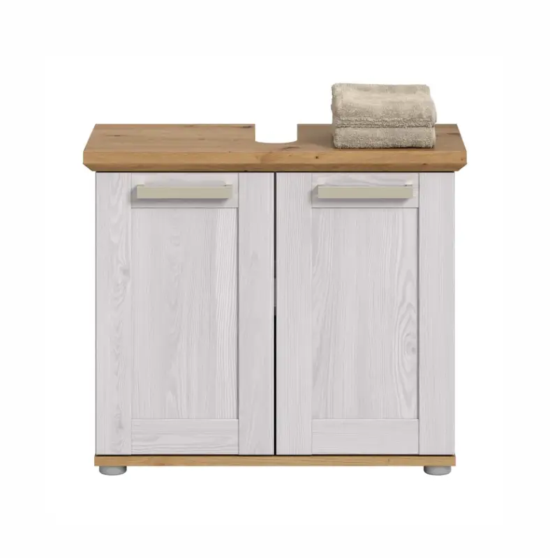 Waschbeckenunterschrank Verona 71 x 39 x 34 cm Kunststoff melaminbeschichtet Sibiu Lärche/Artisan Eiche Mega-Angebot