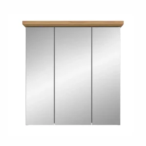 Bad Spiegelschrank Verona 187 x 180 x 34 cm Sibiu Lärche/Artisan Eiche Versand Am Gleichen Tag