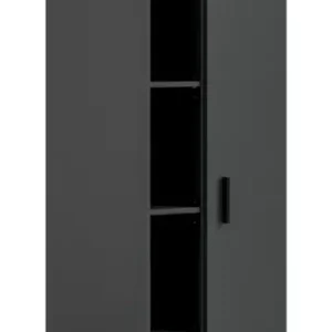 Hochschrank Bad Free 195 x 50 x 68 cm Anthrazit Beliebt